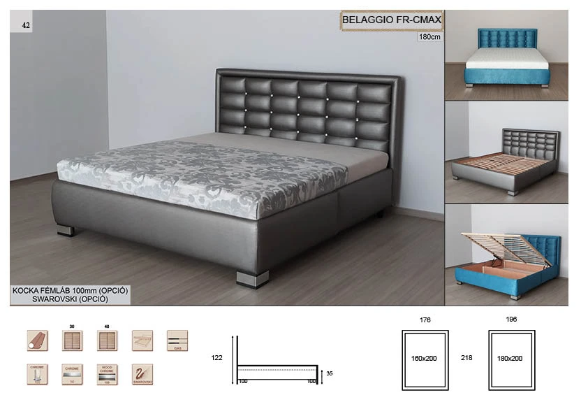 Bellagio FR franciaágy - 10